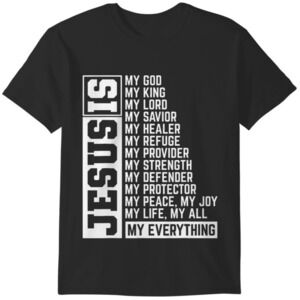 Faith Cross Christian Religious Jesus Lord Gift Jesus Tshirt